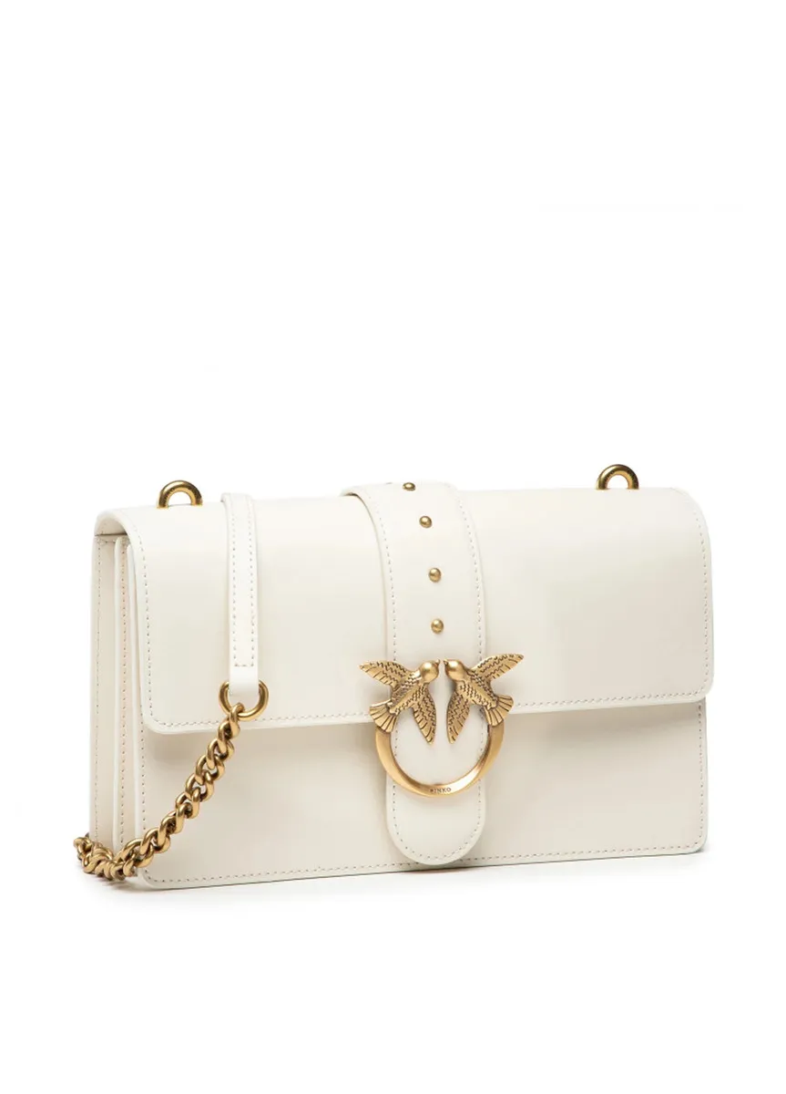 CLASSIC LOVE BAG SIMPLY – white/gold — фото 4