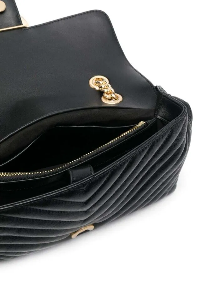 LADY LOVE BAG PUFF - black/gold — фото 4