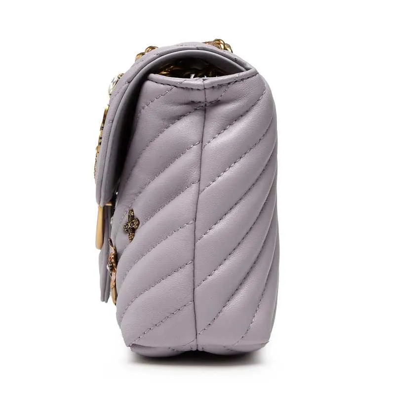LADY LOVE BAG PUFF MAGIC PINS – Dusty Lavender — фото 4