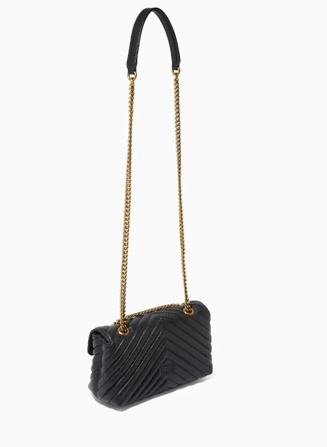 LADY LOVE BAG PUFF PINS – black — фото 4