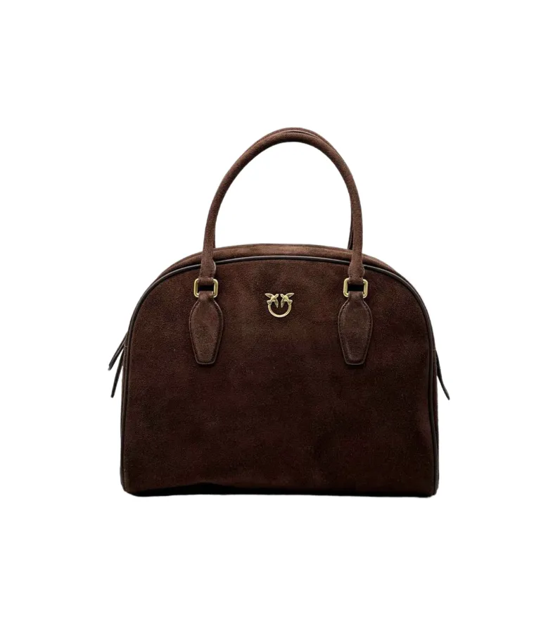 LOVE BAG CLASSIC MARPESIA SATCHEL SUEDE - сhocolate brown
