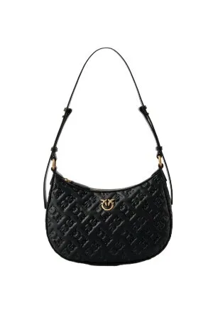 LOVE BAG HALF MOON MINI - black