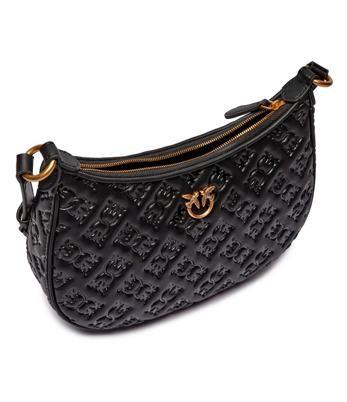 LOVE BAG HALF MOON MINI - black — фото 5