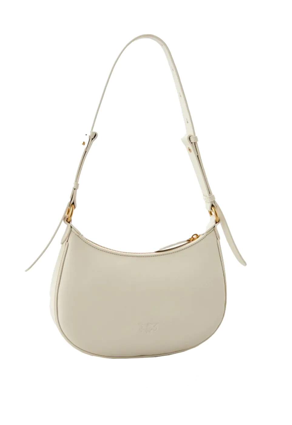 LOVE BAG HALF MOON SIMPLY - white — фото 3