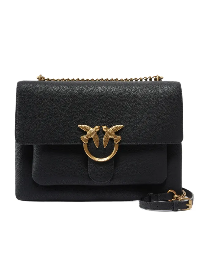 LOVE BAG LARGE SOFT CROSSBODY BAG - black