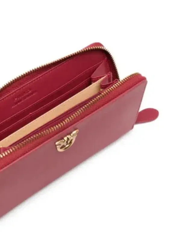 LOVE BIRDS QUILTED WALLET - red — фото 3