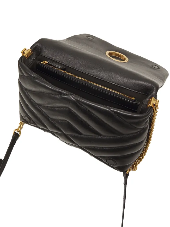 LOVE CLICK PUFF GRAPHIC QUILTED - black — фото 3