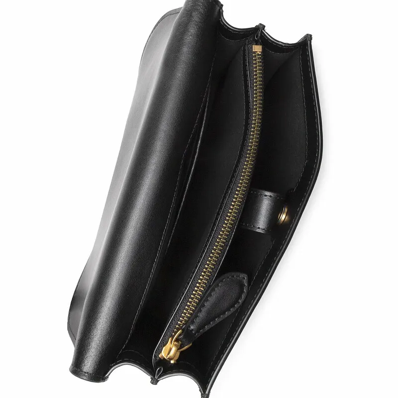 MINI LOVE BAG BELL SIMPLY – black/gold — фото 5
