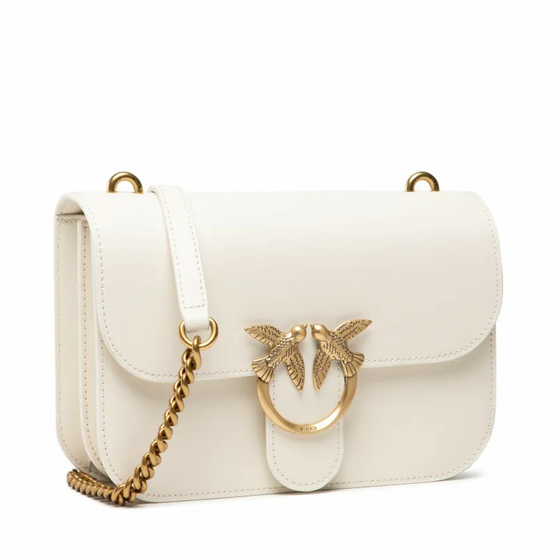 MINI LOVE BAG BELL SIMPLY – white — фото 3