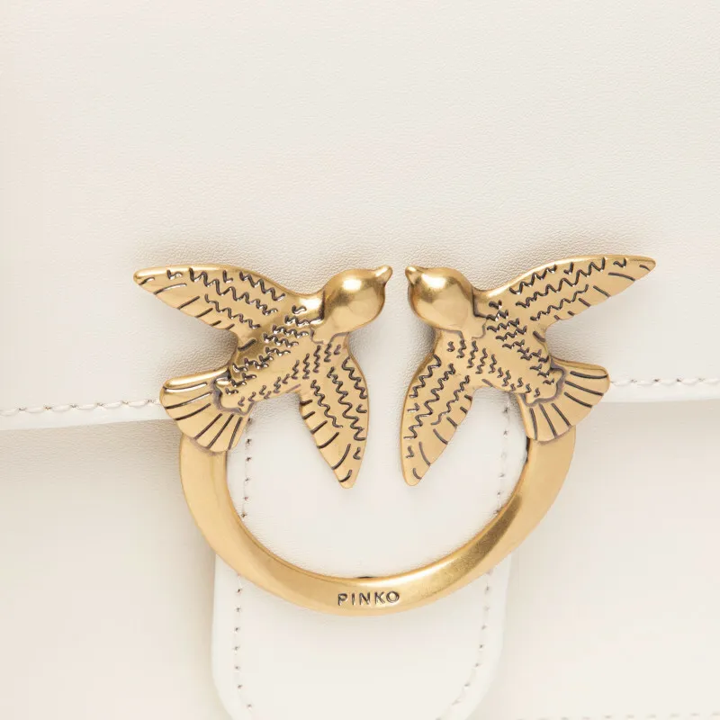 MINI LOVE BAG BELL SIMPLY – white — фото 6