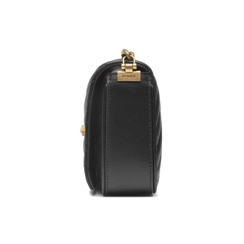 MINI LOVE BAG CLICK BAGUETTE MAGIC – BLACK — фото 4