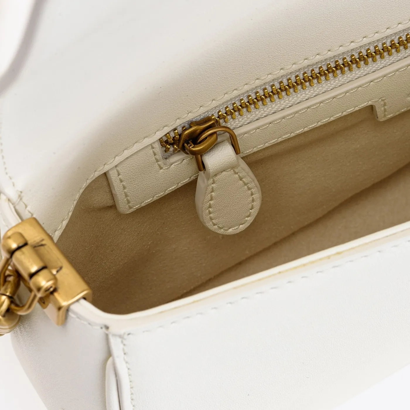 MINI LOVE BAG CLICK BAGUETTE - white — фото 3