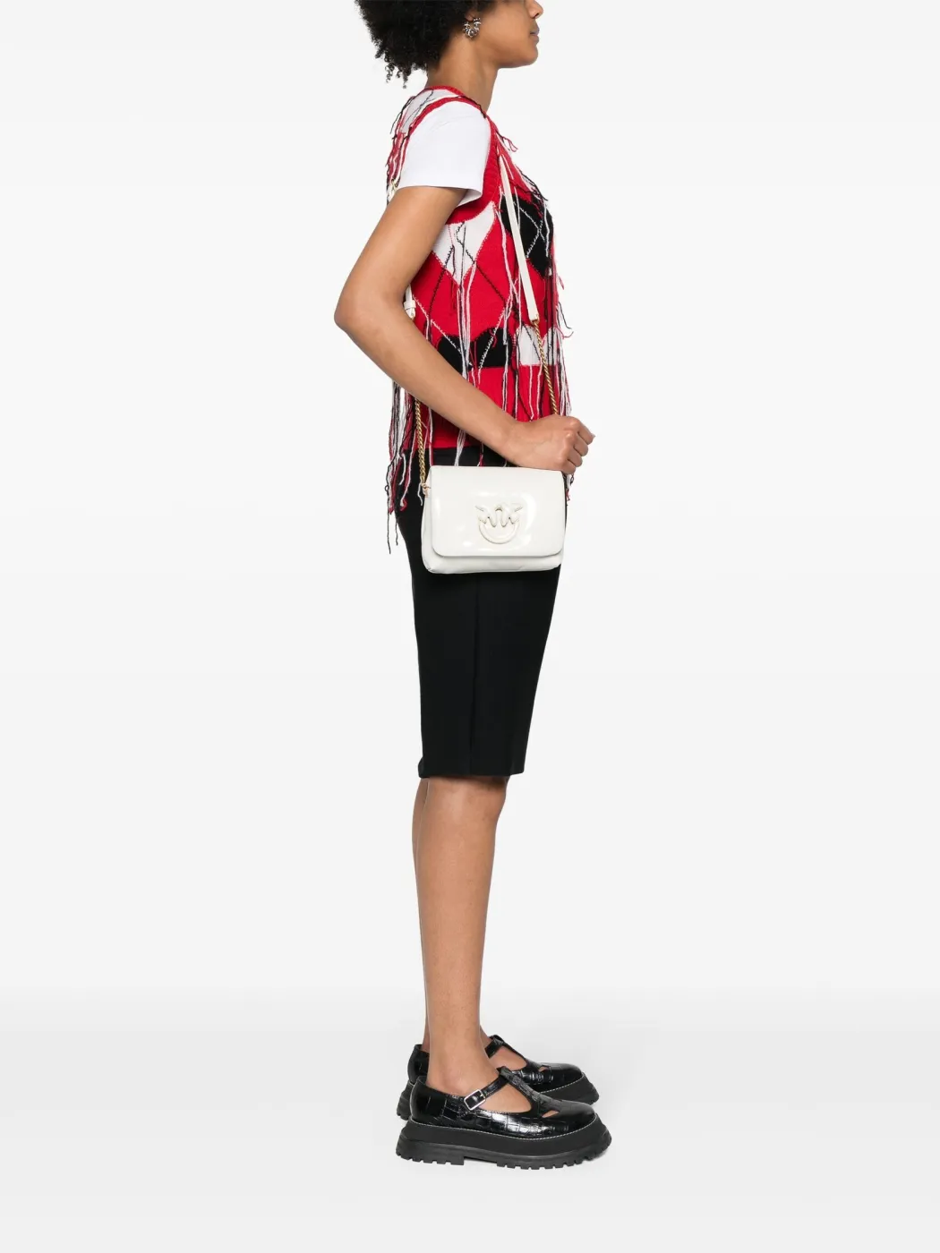 MINI LOVE BAG CLICK PUFF - white — фото 2