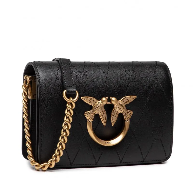 MINI LOVE BAG CLICK WAVE LOGO – black — фото 3