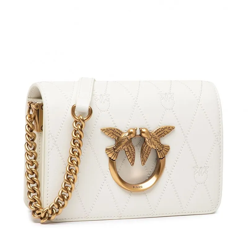 MINI LOVE BAG CLICK WAVE LOGO – white — фото 3