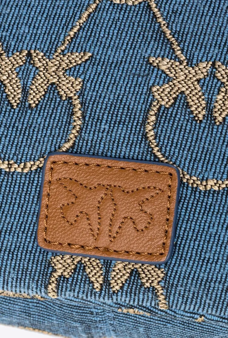 MINI LOVE BAG HALF MOON DENIM — фото 6