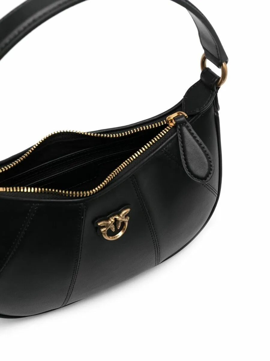 MINI LOVE BAG HALF MOON SIMPLY – black — фото 5