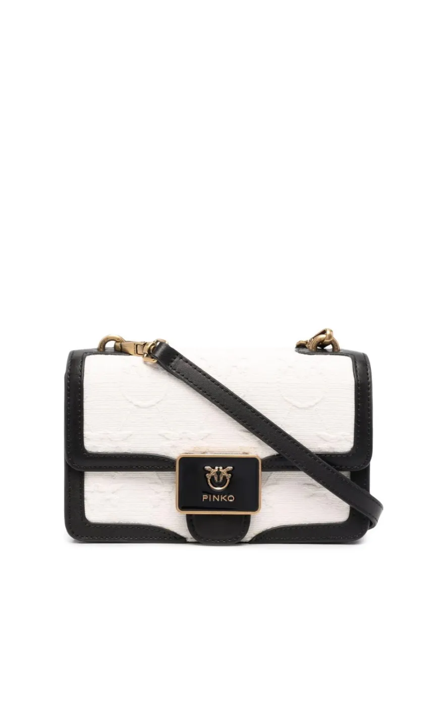 MINI LOVE BAG ICON FRAMED LOGO – black — фото 1