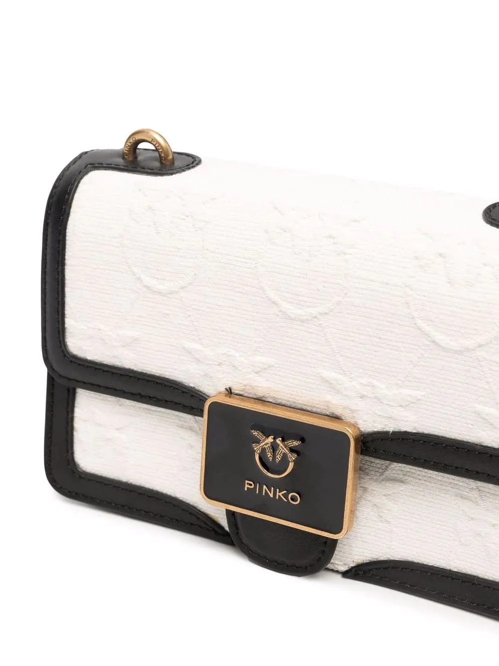 MINI LOVE BAG ICON FRAMED LOGO – black — фото 6