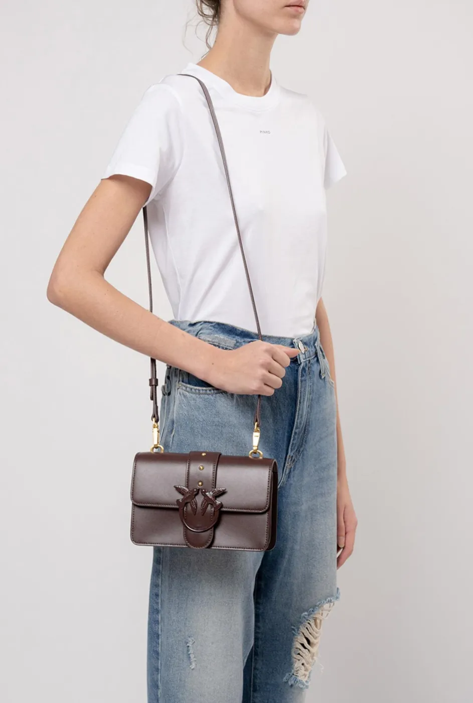 MINI LOVE BAG ICON MAXI CHAIN – red-sassafras — фото 3