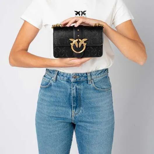 MINI LOVE BAG ICON NEW MONOGRAM - black — фото 2