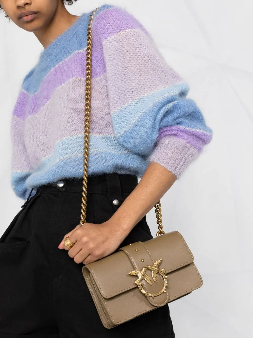 MINI LOVE BAG ICON SIMPLY JEWEL – ashen walnut — фото 3
