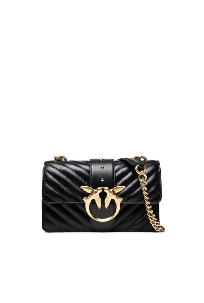 MINI LOVE BAG ICON V QUILT – black — фото 1