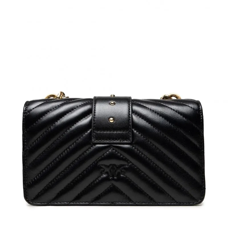 MINI LOVE BAG ICON V QUILT – black — фото 3