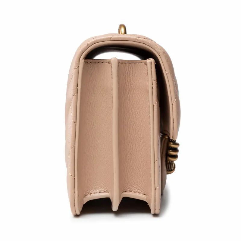 MINI LOVE BAG ICON V QUILT MIX - beige — фото 5