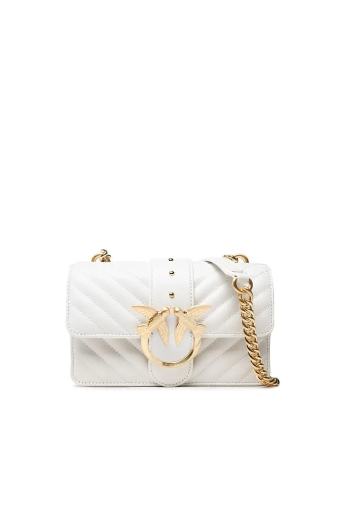 MINI LOVE BAG ICON V QUILT – white — фото 1