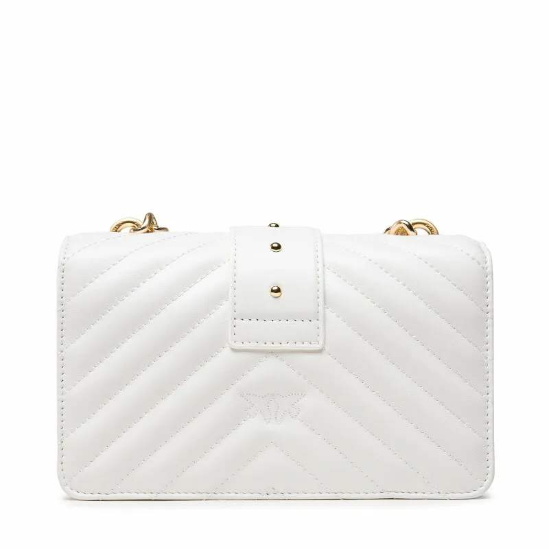 MINI LOVE BAG ICON V QUILT – white — фото 3