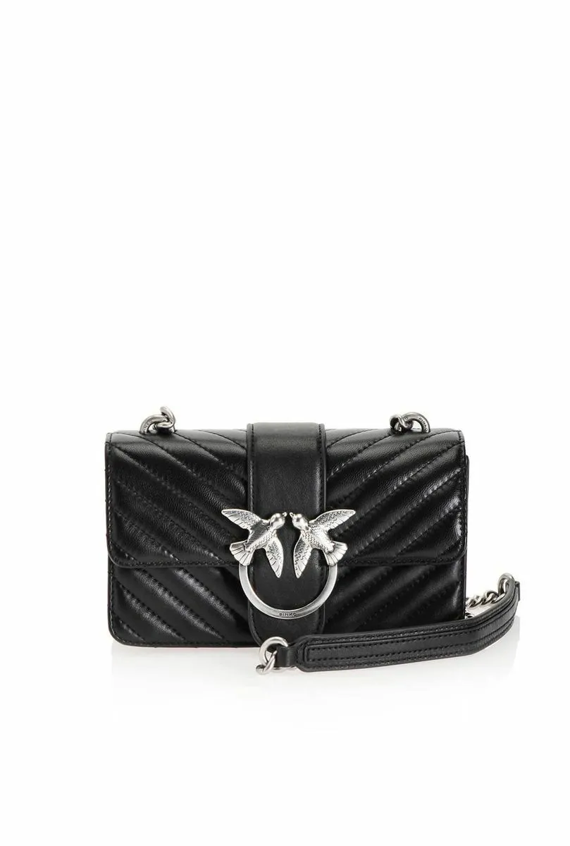 MINI LOVE BAG MIX - black/silver — фото 1