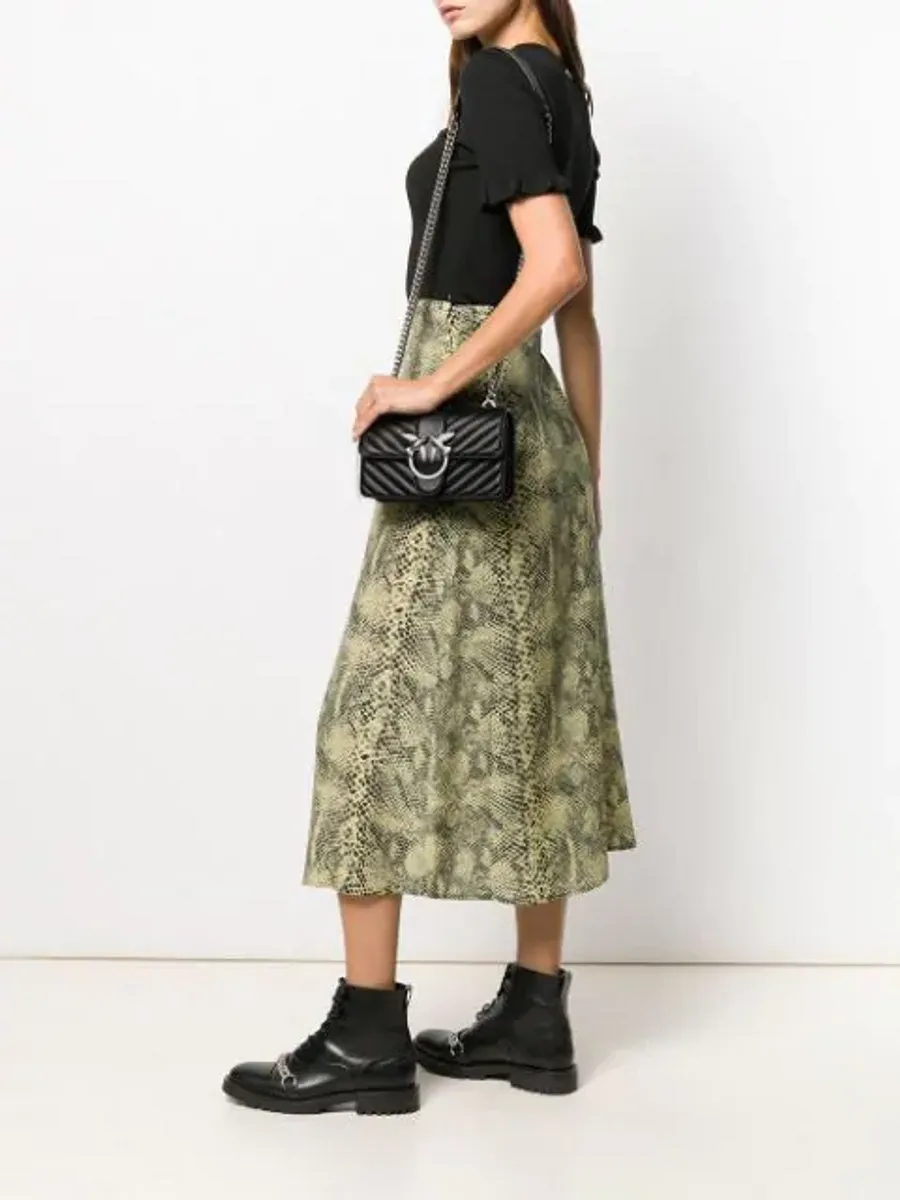 MINI LOVE BAG MIX - black/silver — фото 2
