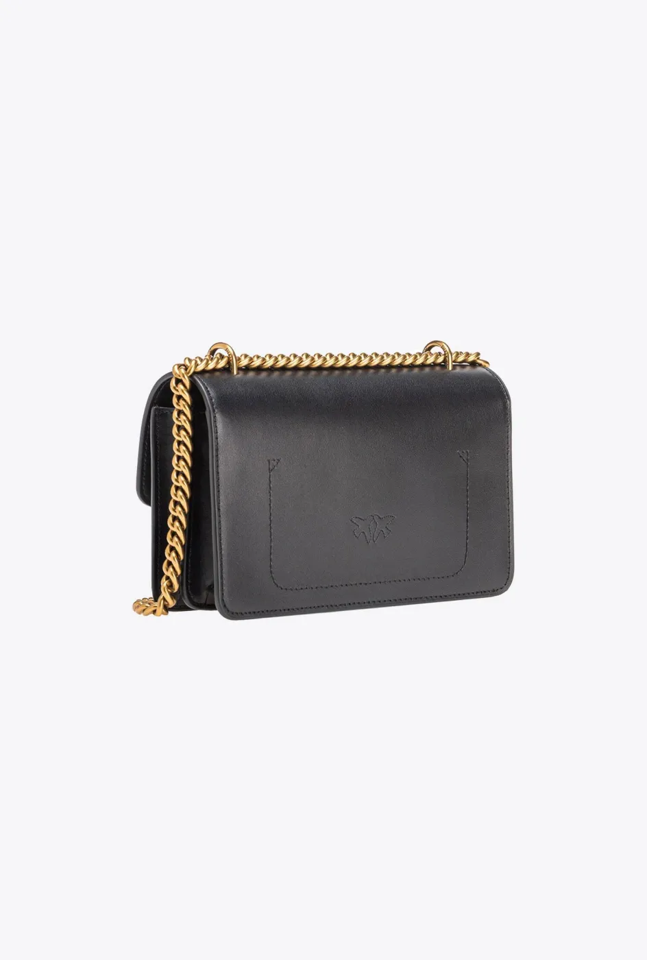 MINI LOVE BAG ONE SIMPLY – black/gold — фото 4
