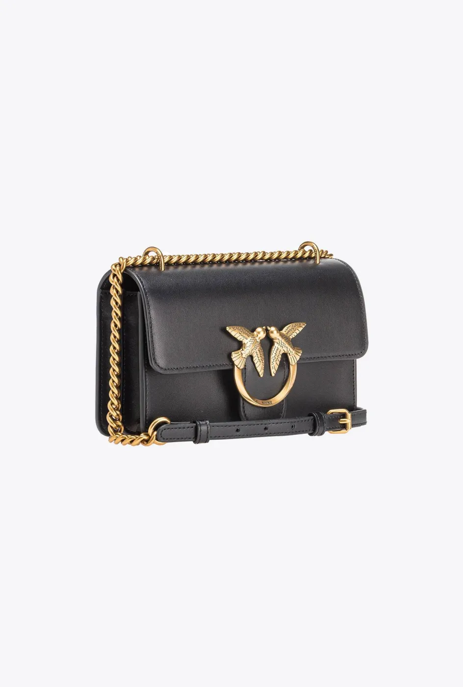 MINI LOVE BAG ONE SIMPLY – black/gold — фото 5