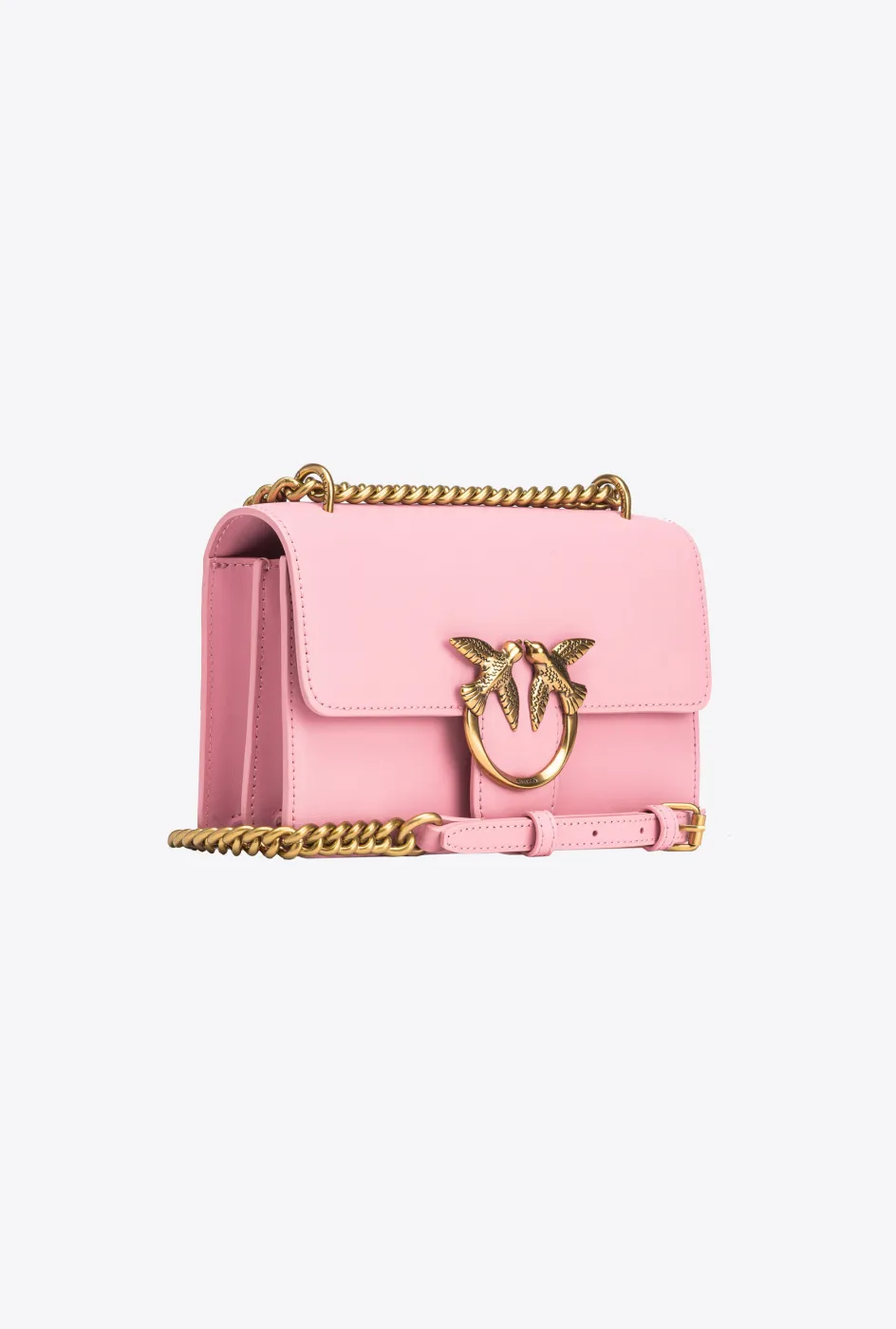 MINI LOVE BAG ONE SIMPLY – blush pink -antique gold — фото 3