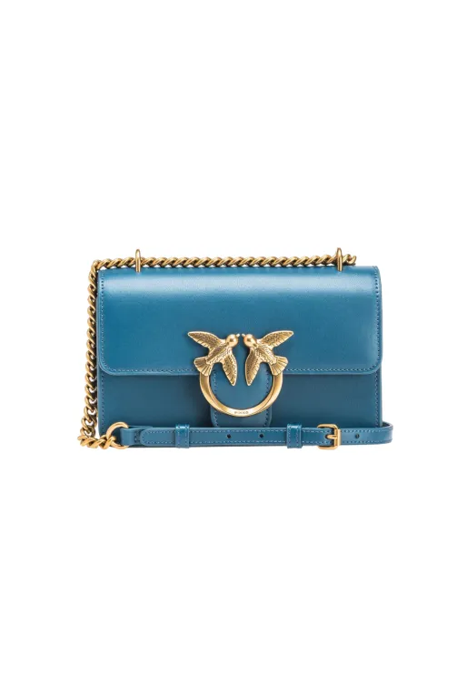 MINI LOVE BAG ONE SIMPLY – teal-antique gold — фото 1