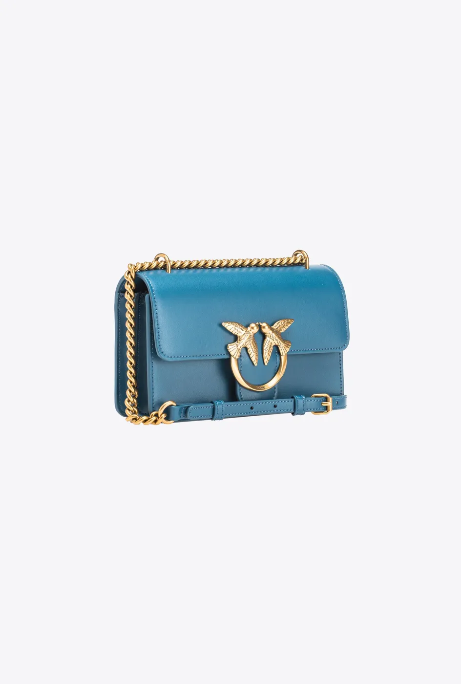 MINI LOVE BAG ONE SIMPLY – teal-antique gold — фото 3