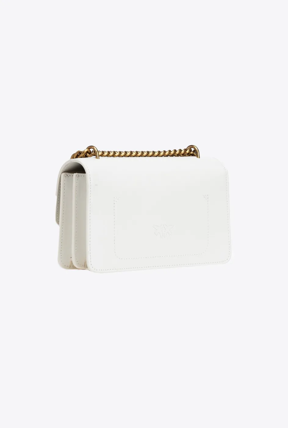 MINI LOVE BAG ONE SIMPLY – white/gold — фото 2