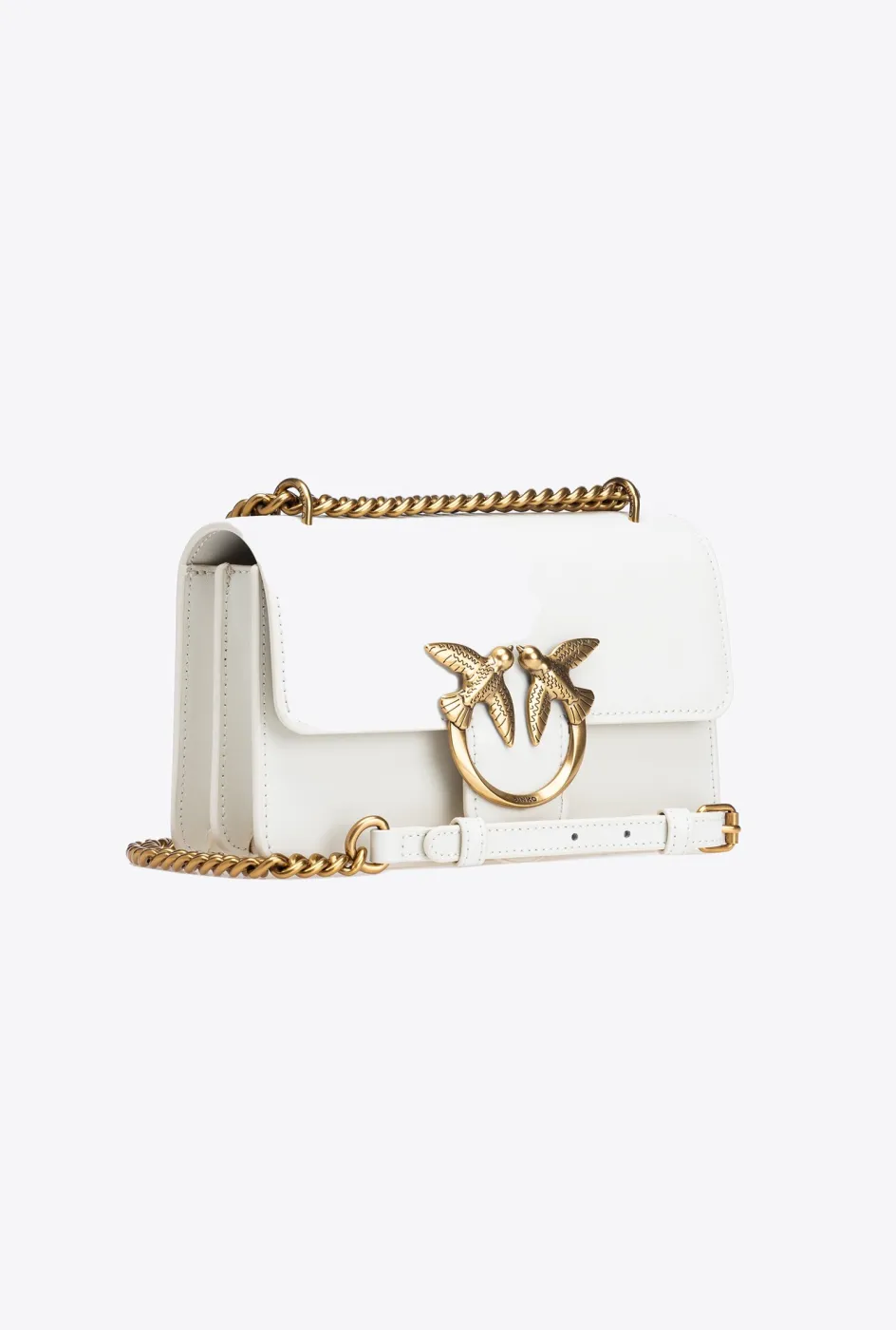 MINI LOVE BAG ONE SIMPLY – white/gold — фото 3