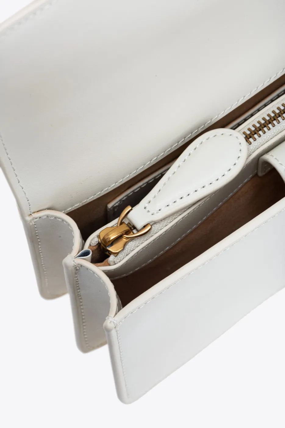MINI LOVE BAG ONE SIMPLY – white/gold — фото 5