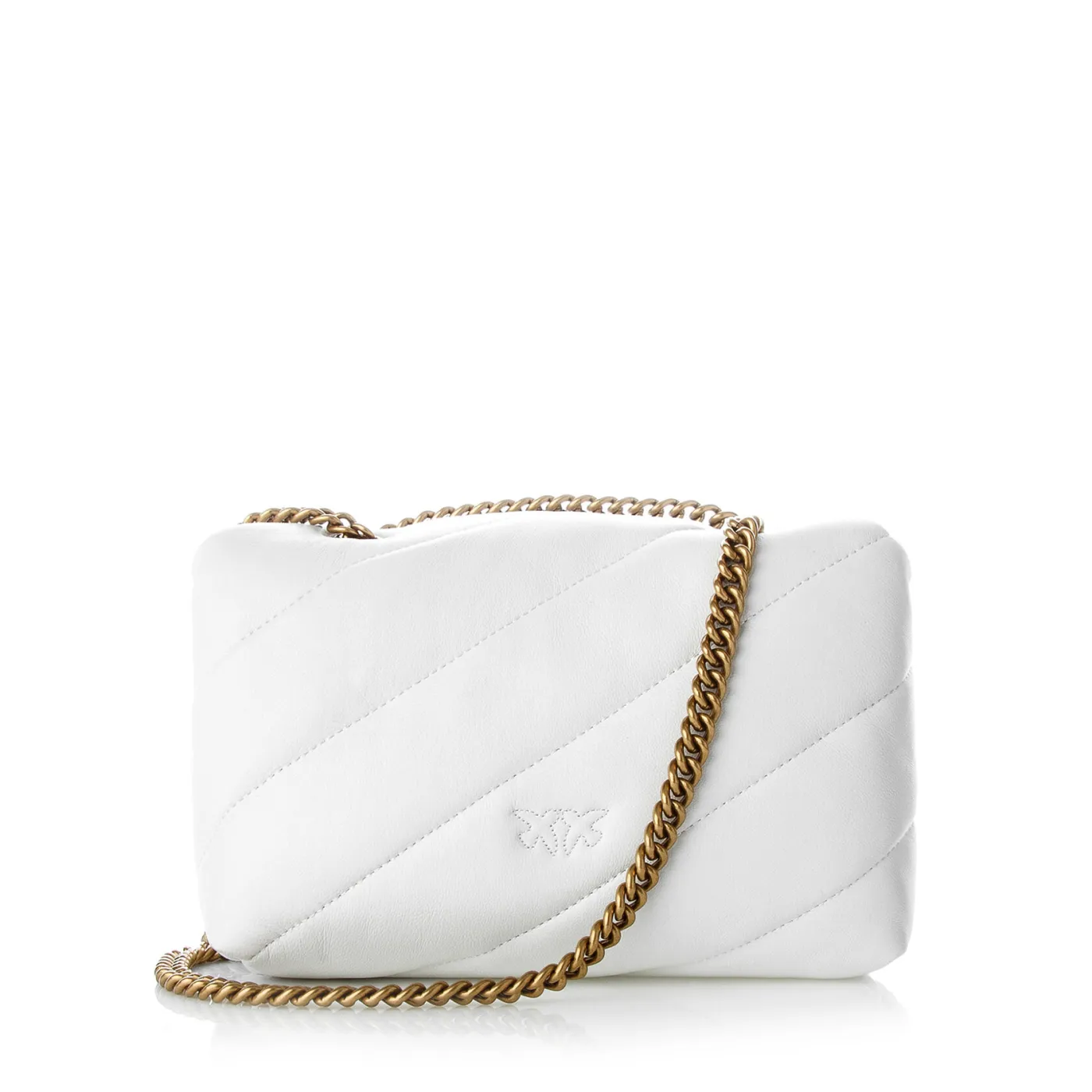 MINI LOVE BAG PUFF JEWEL - white — фото 4