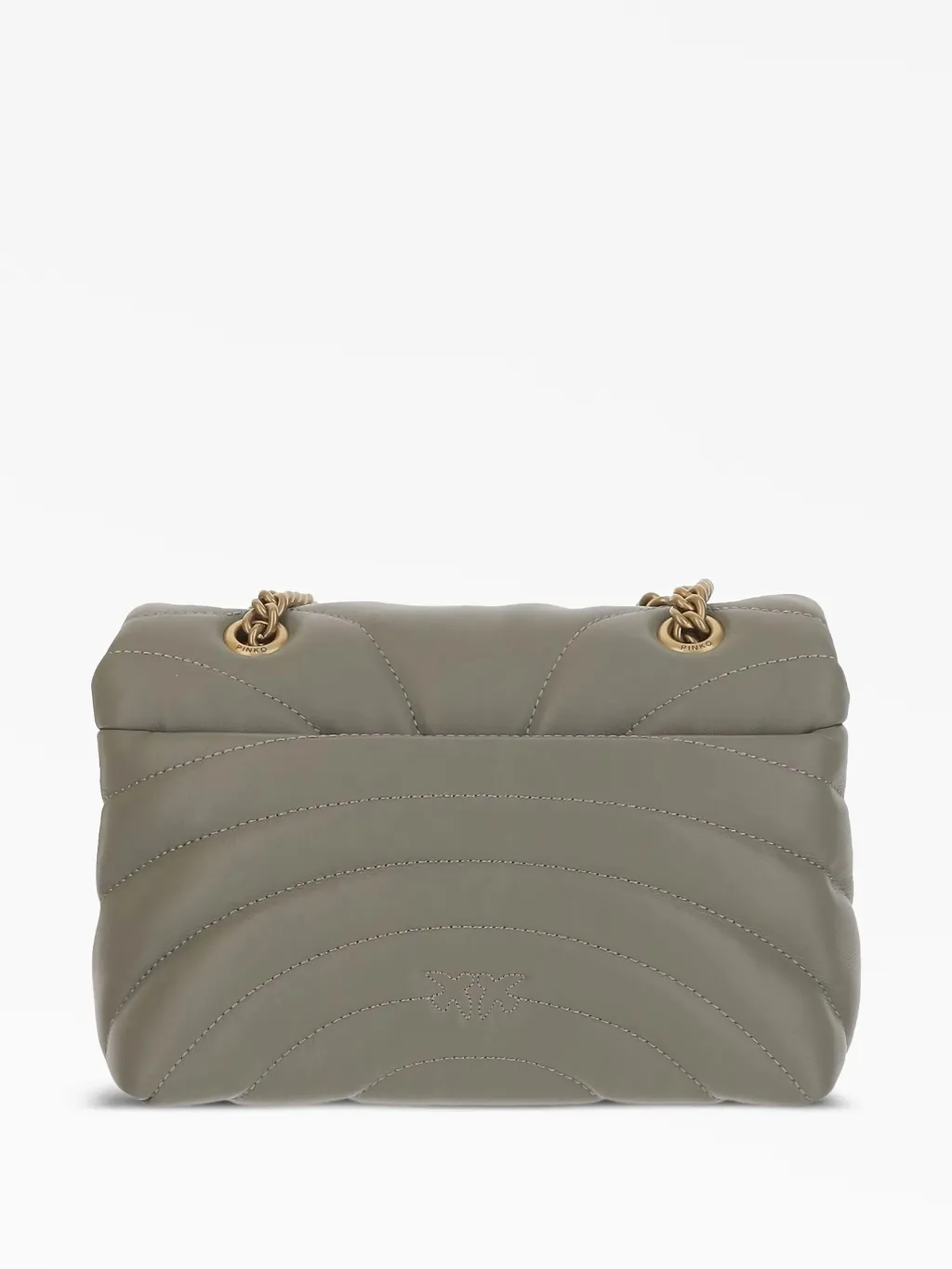MINI LOVE BAG PUFF LARGE BUTTERFLY QUILT - taupe — фото 4