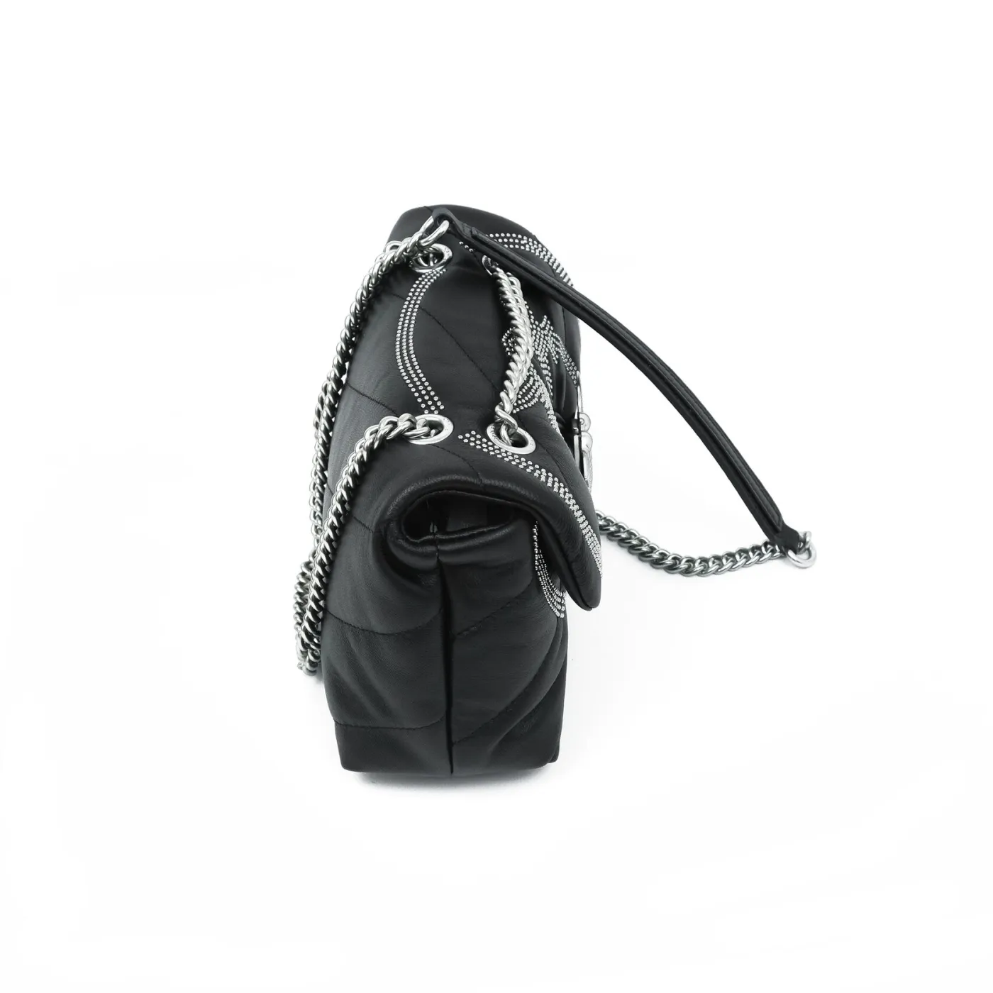 MINI LOVE BAG PUFF MAXI QUILT - black — фото 4