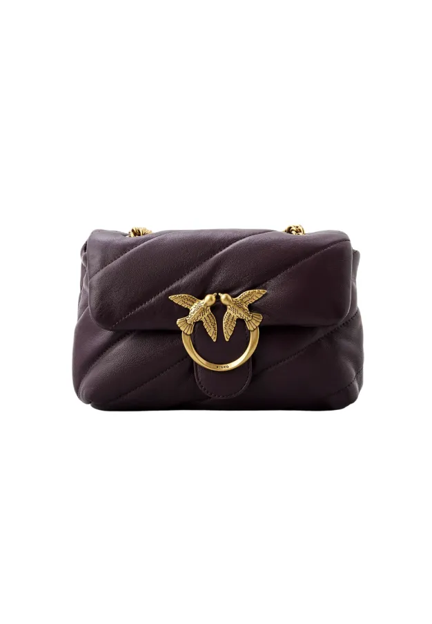 MINI LOVE BAG PUFF MAXI QUILT - bordeaux