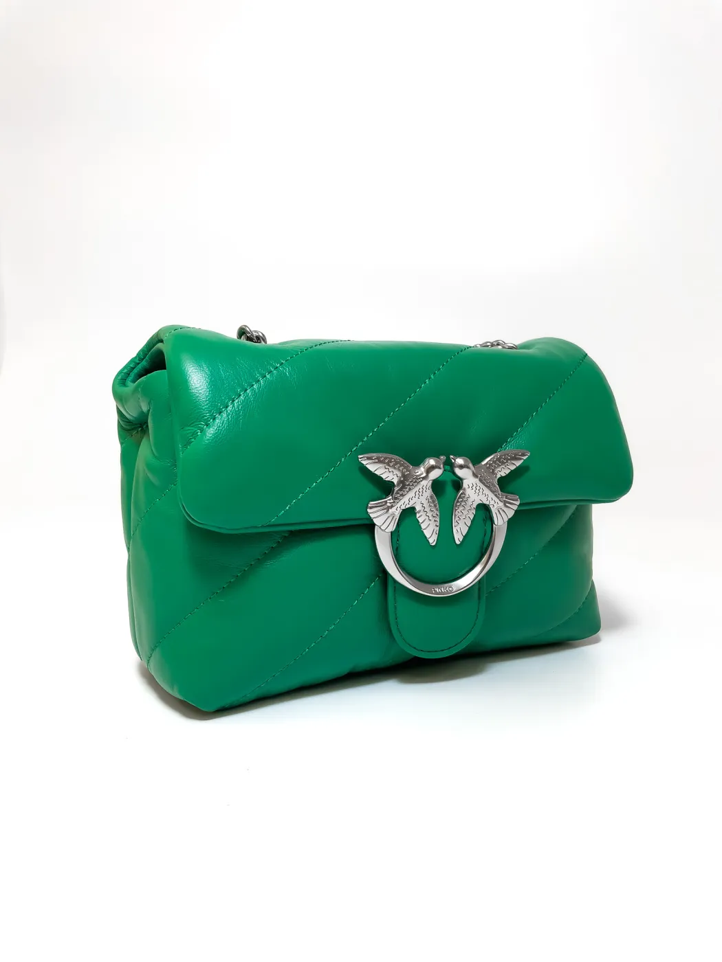 MINI LOVE BAG PUFF MAXI QUILT – green — фото 3