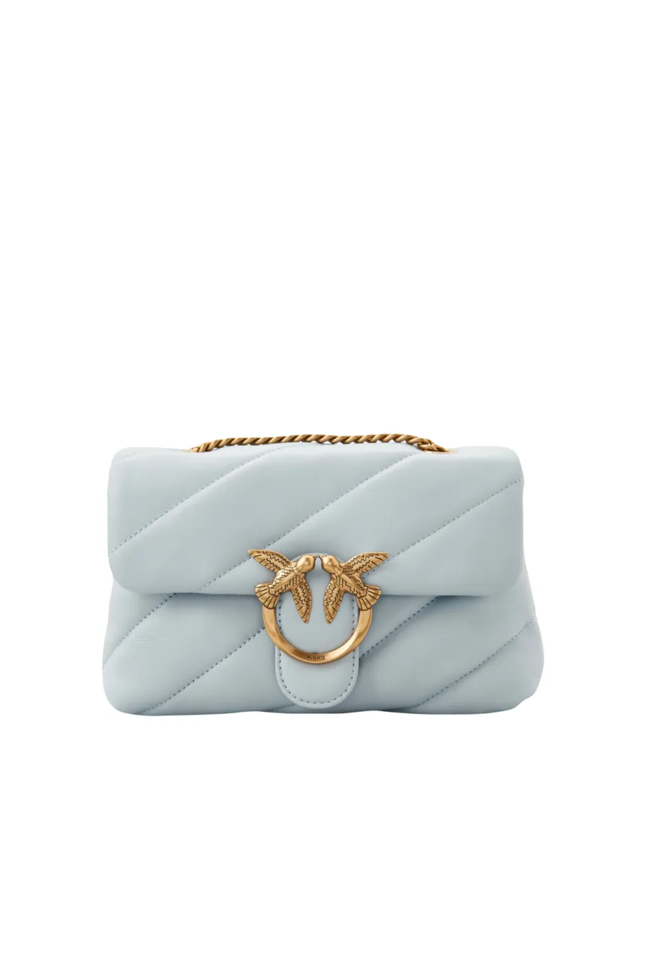 MINI LOVE BAG PUFF MAXI QUILT – grey blue — фото 1
