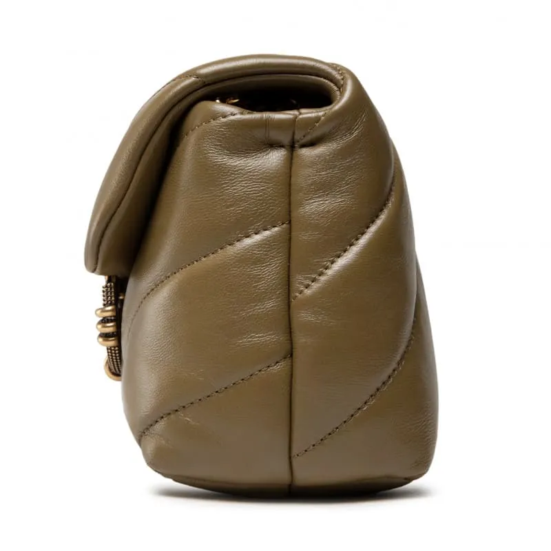 CLASSIC LOVE BAG PUFF MAXI QUILT JEWEL – olive — фото 3