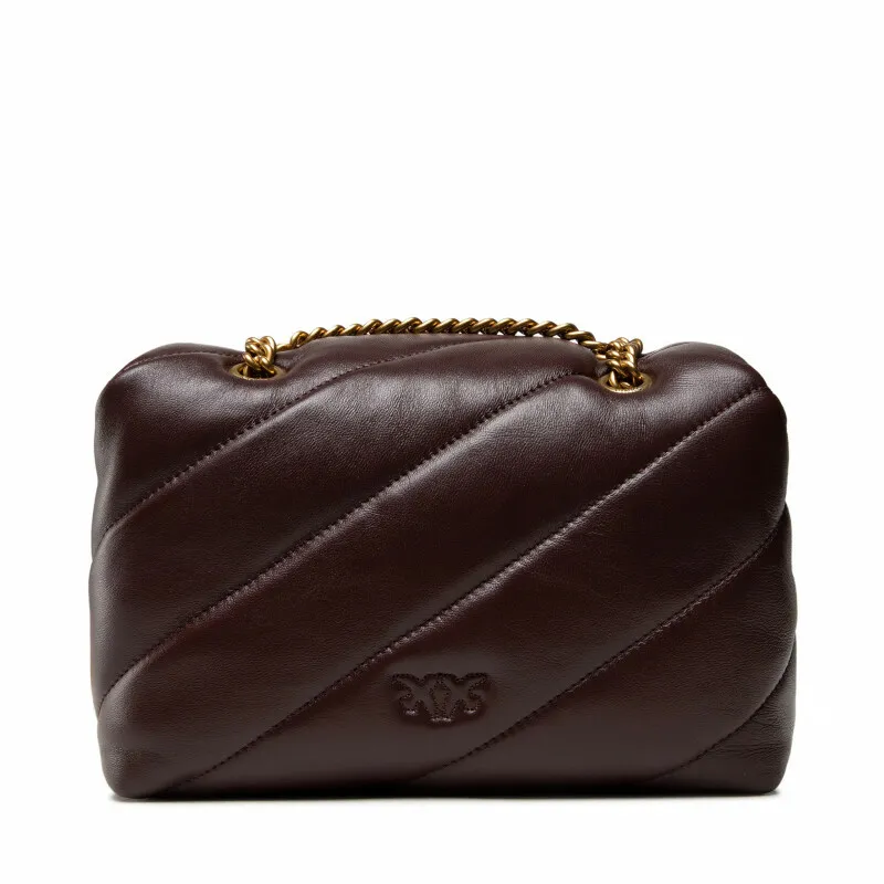 MINI LOVE BAG PUFF MAXI QUILT JEWEL – bordeaux — фото 3