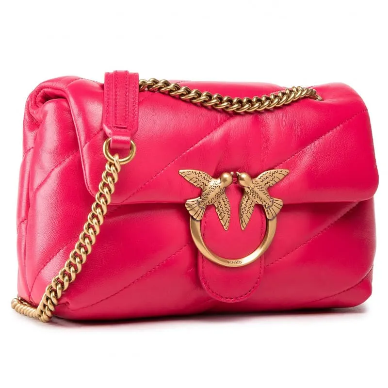 MINI LOVE BAG PUFF MAXI QUILT – magenta — фото 3